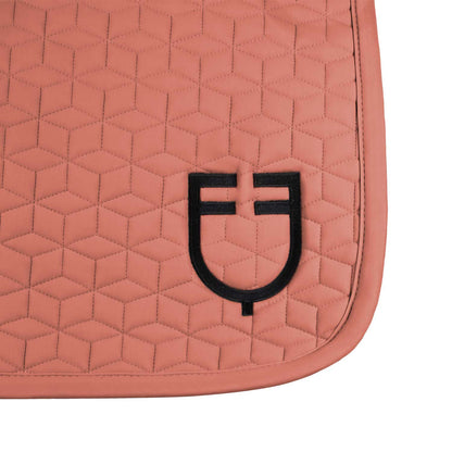 Equestro Dressage Saddle Pad With Cube Quilting