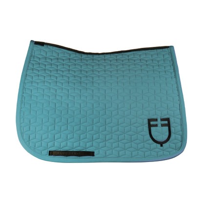 Equestro Dressage Saddle Pad With Cube Quilting