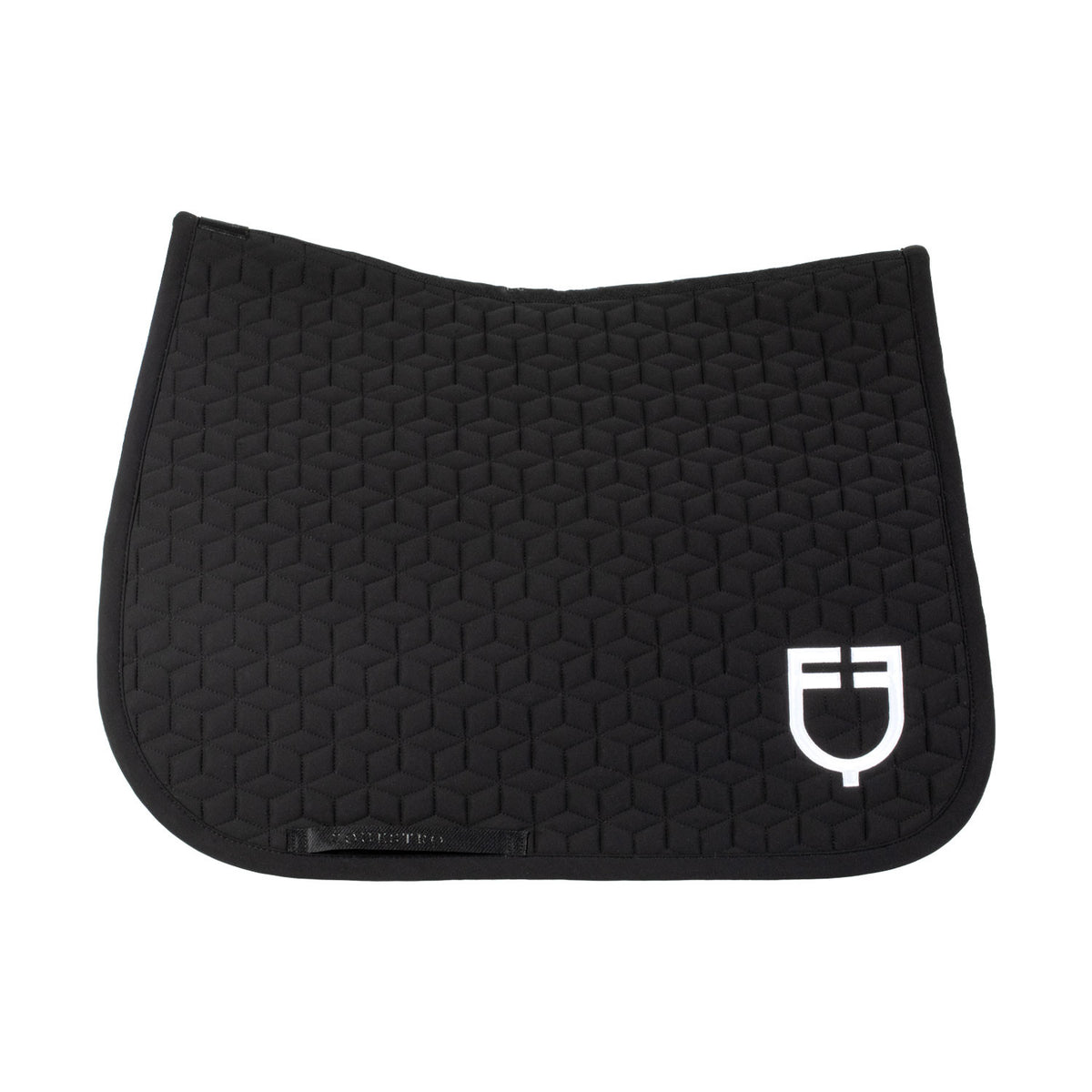 Equestro Dressage Saddle Pad With Cube Quilting