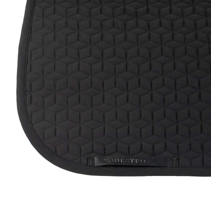 Equestro Dressage Saddle Pad With Cube Quilting