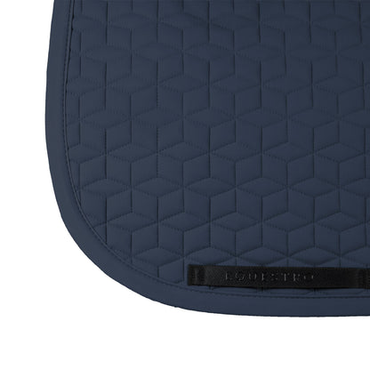 Equestro Dressage Saddle Pad With Cube Quilting