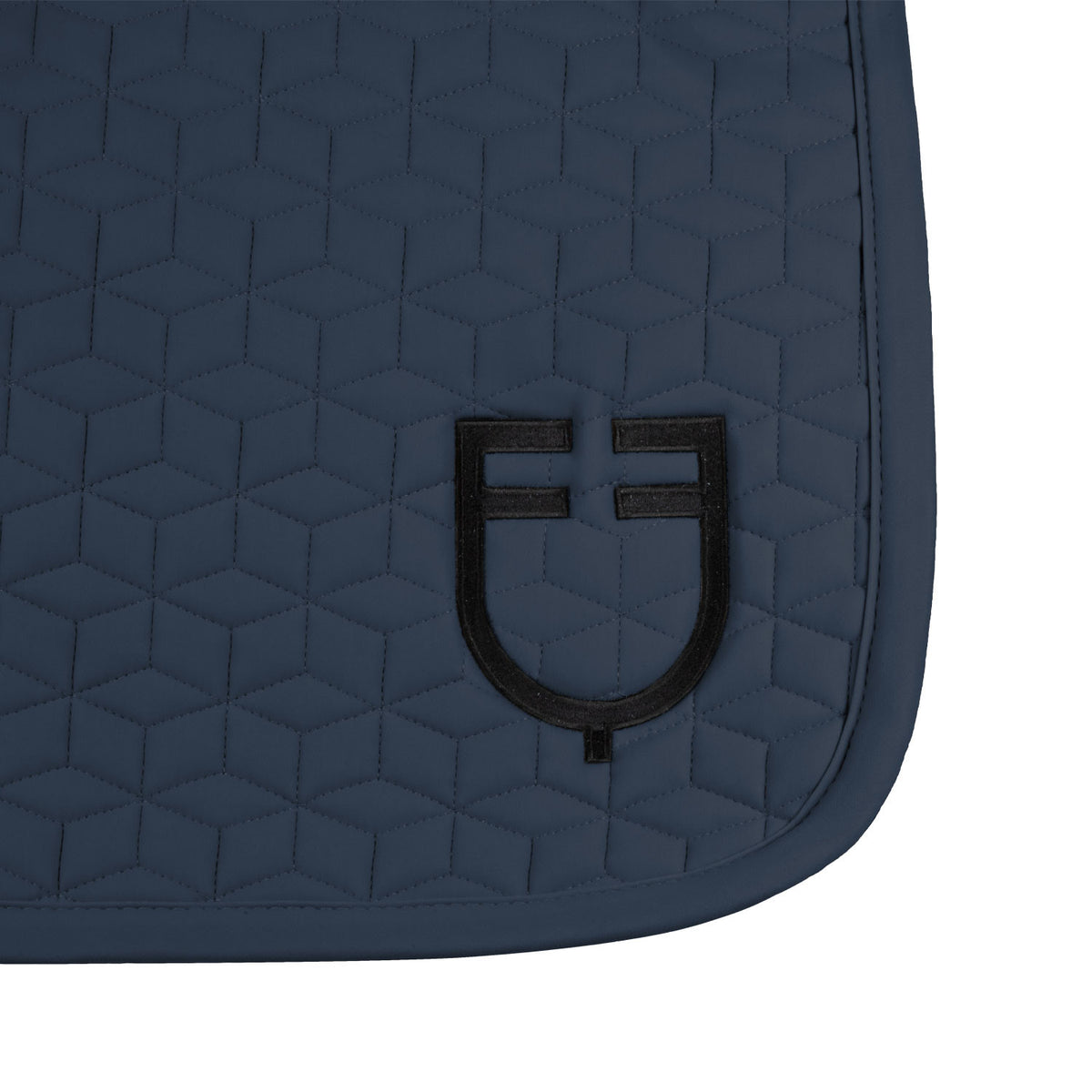 Equestro Dressage Saddle Pad With Cube Quilting