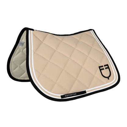 Double Stripes jumping saddle pad in technical fabric.