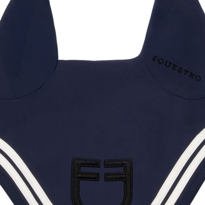 Equestro Double Stripes Fly Veil In Technical Fabric