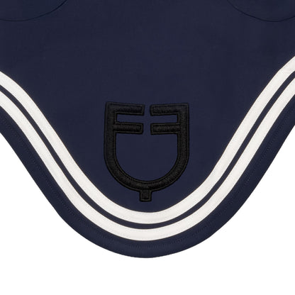 Equestro Double Stripes Fly Veil In Technical Fabric