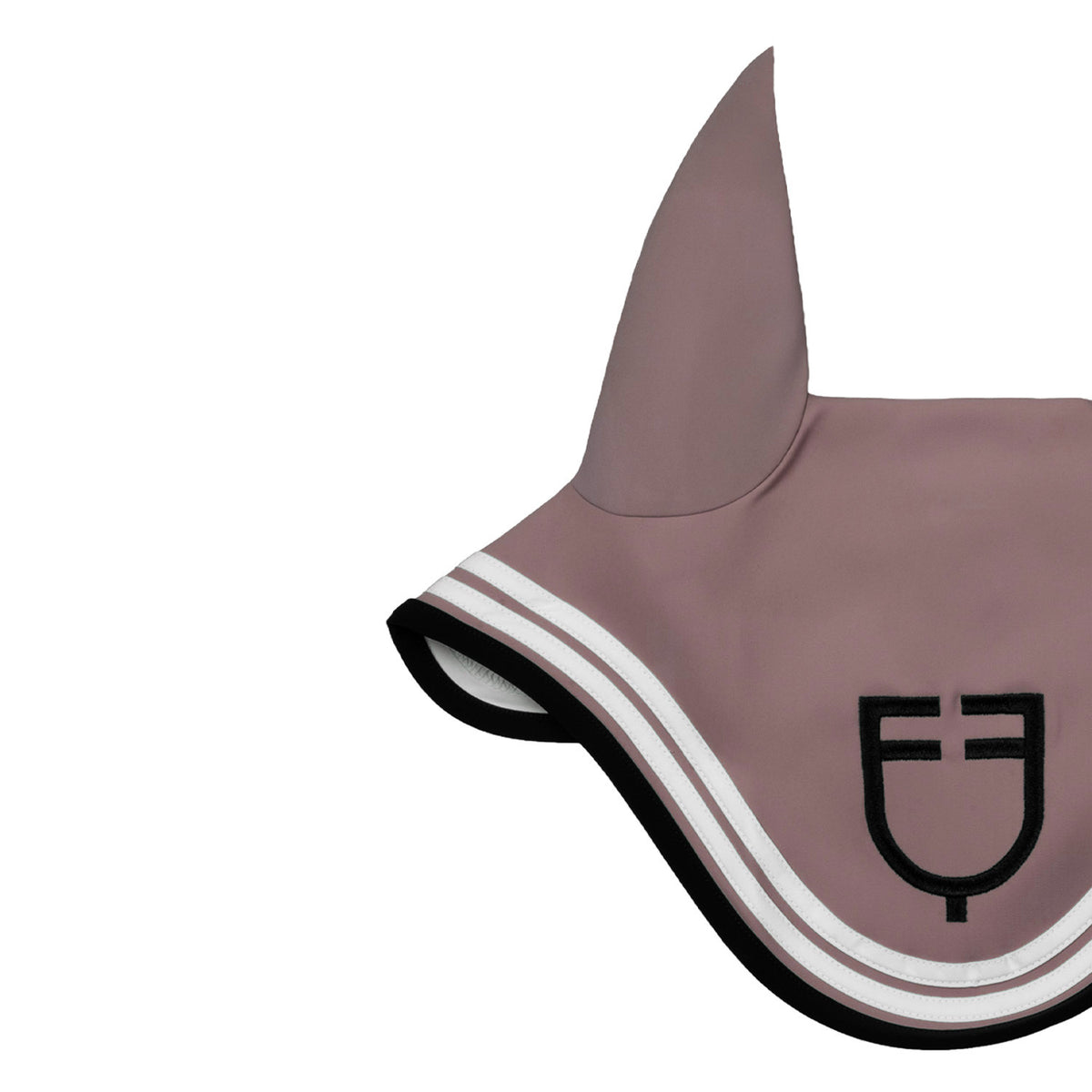 Equestro Double Stripes Fly Veil In Technical Fabric
