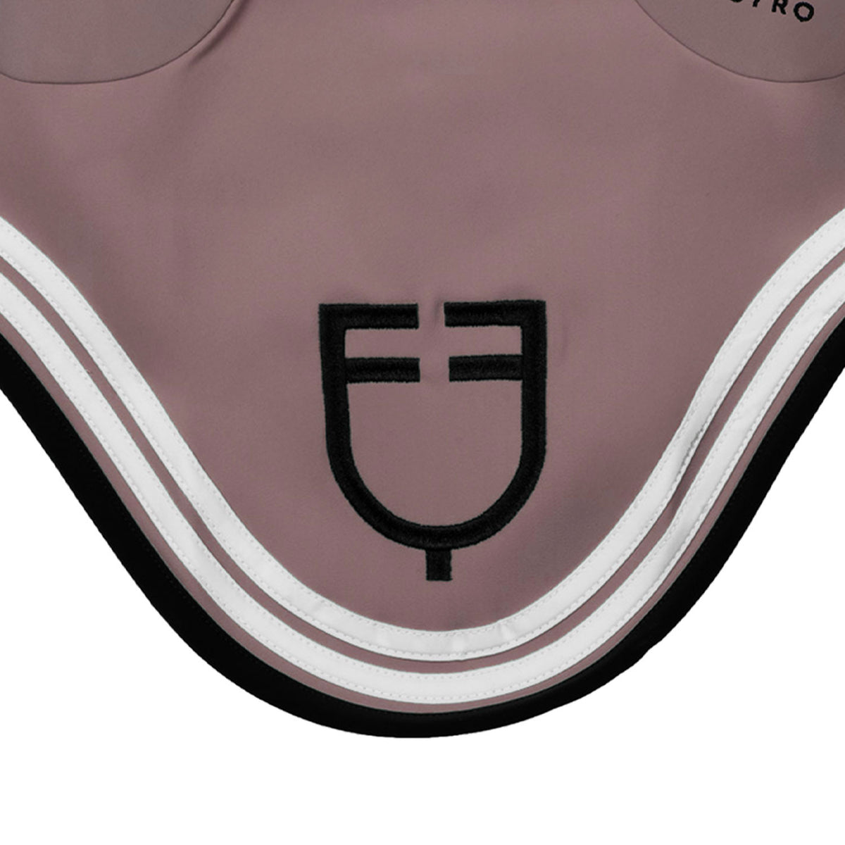 Equestro Double Stripes Fly Veil In Technical Fabric