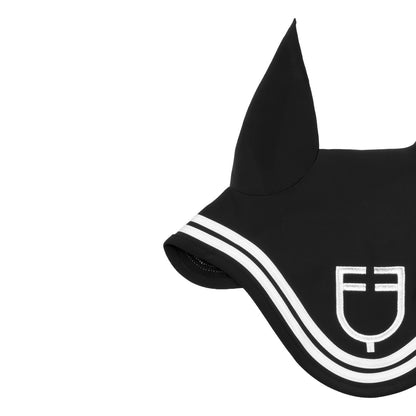Equestro Double Stripes Fly Veil In Technical Fabric