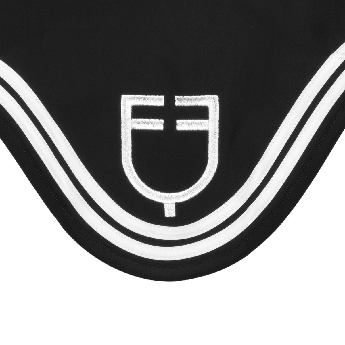 Equestro Double Stripes Fly Veil In Technical Fabric
