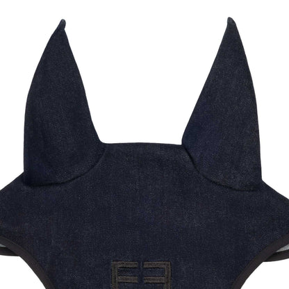 Equestro Fly Veil In Denim-Effect Technical Fabric With Logo