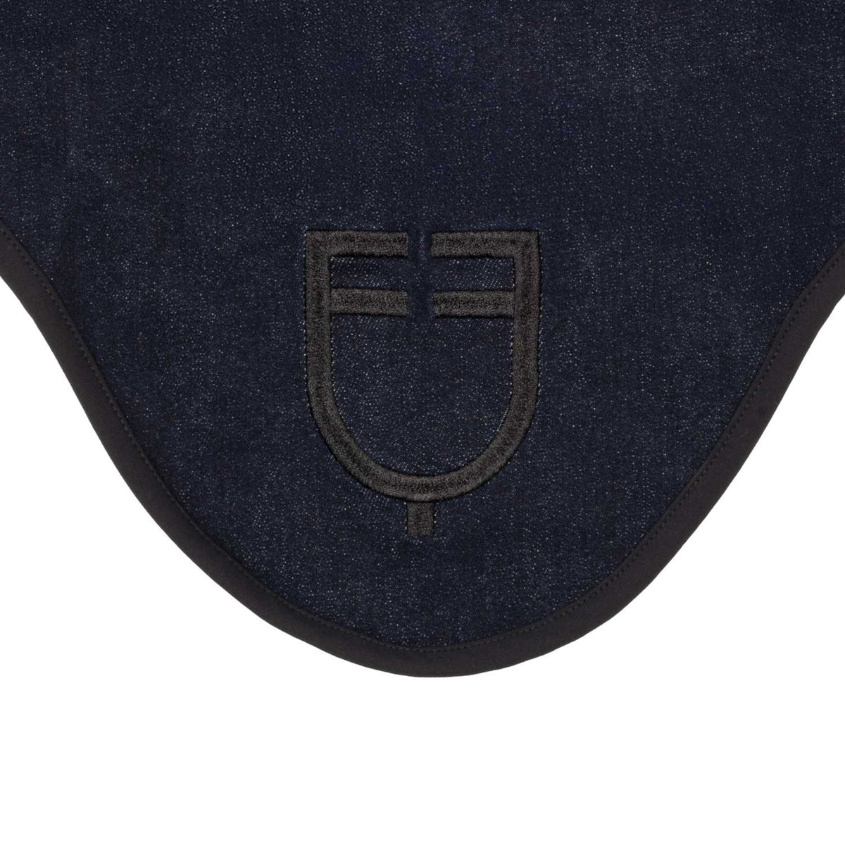 Equestro Fly Veil In Denim-Effect Technical Fabric With Logo