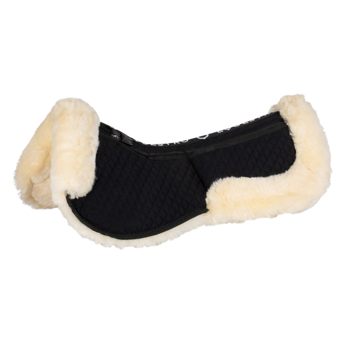 Cotton pad with pockets and sheepskin.