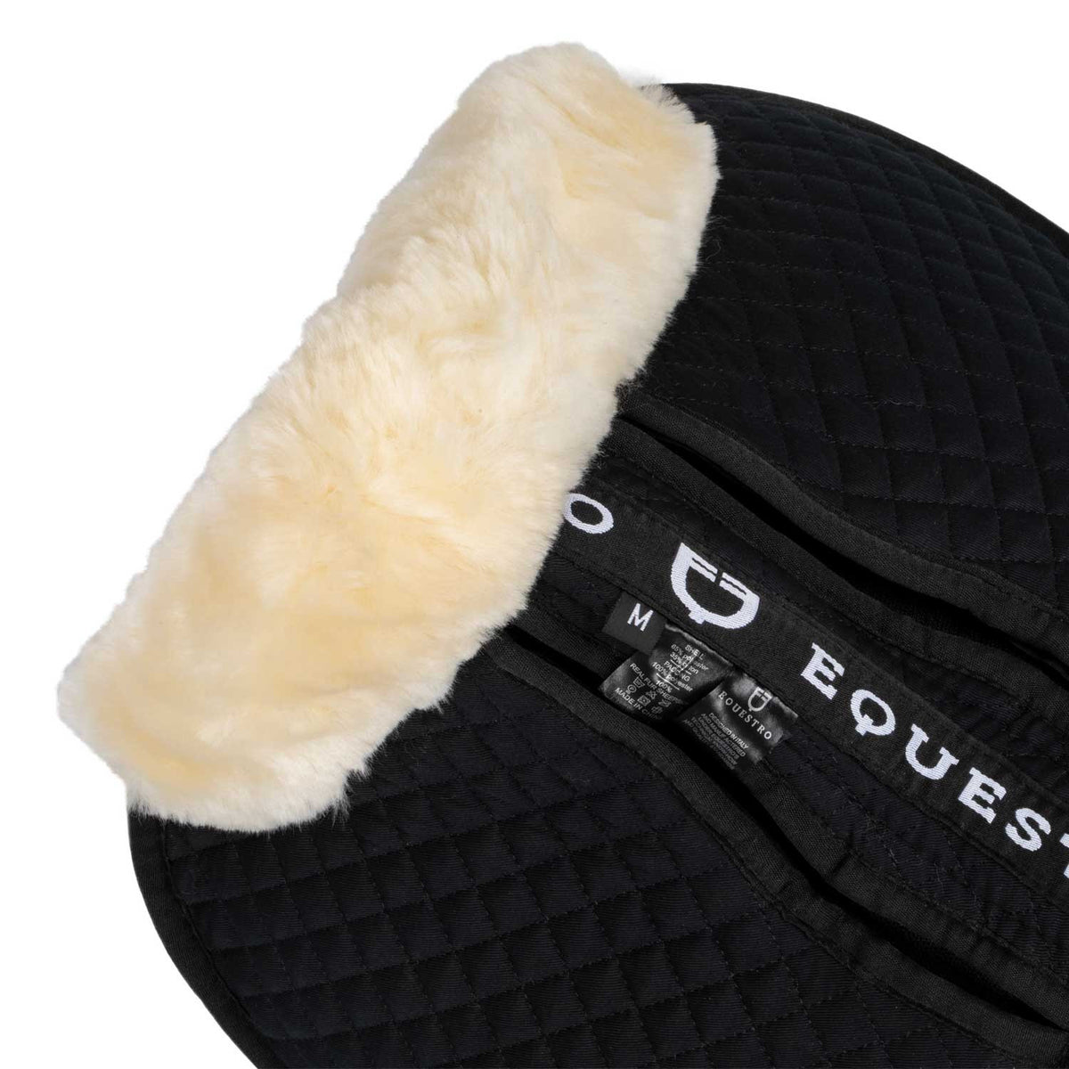 Equestro Cotton And Sheepskin Pad With Pockets