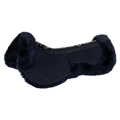 Cotton pad with pockets and sheepskin.