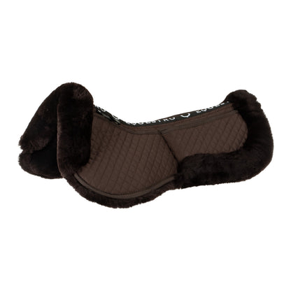 Cotton pad with pockets and sheepskin.
