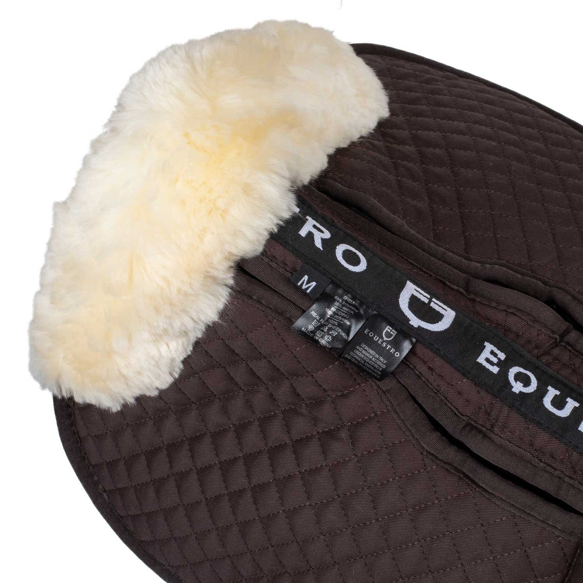 Equestro Cotton And Sheepskin Pad With Pockets