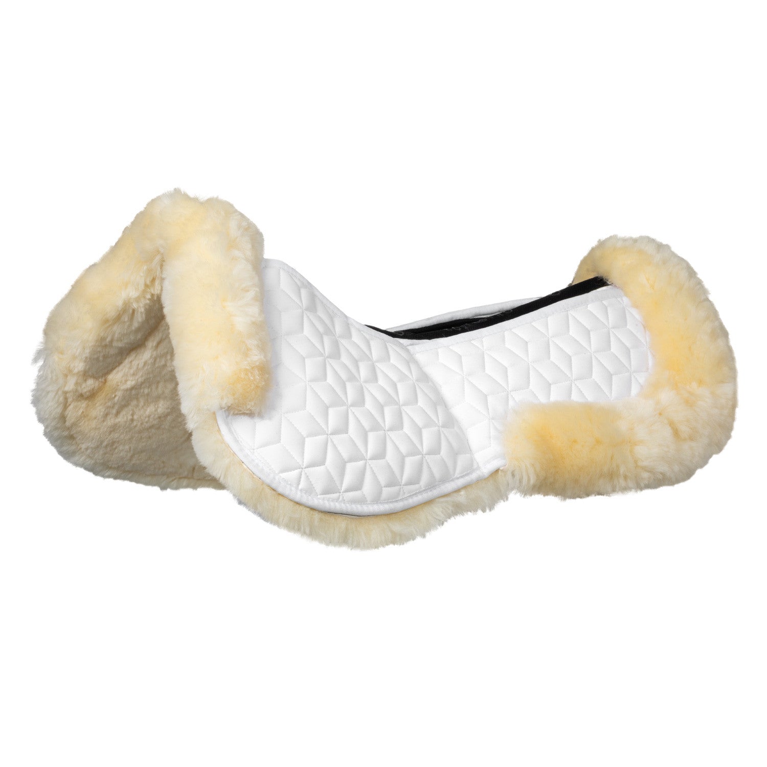 Elastane pad with pockets and sheepskin lining.