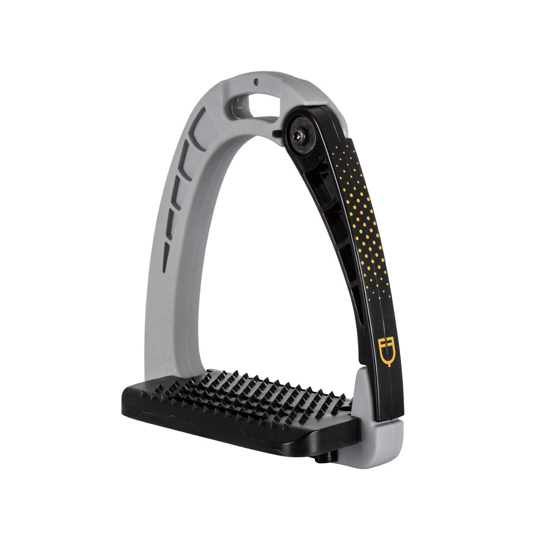 Junior stirrups side opening and wide tread.