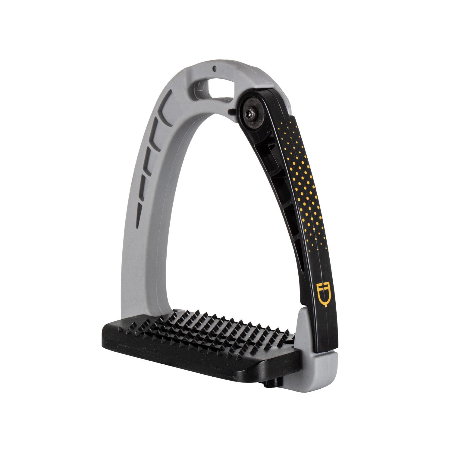Junior stirrups side opening and wide tread.
