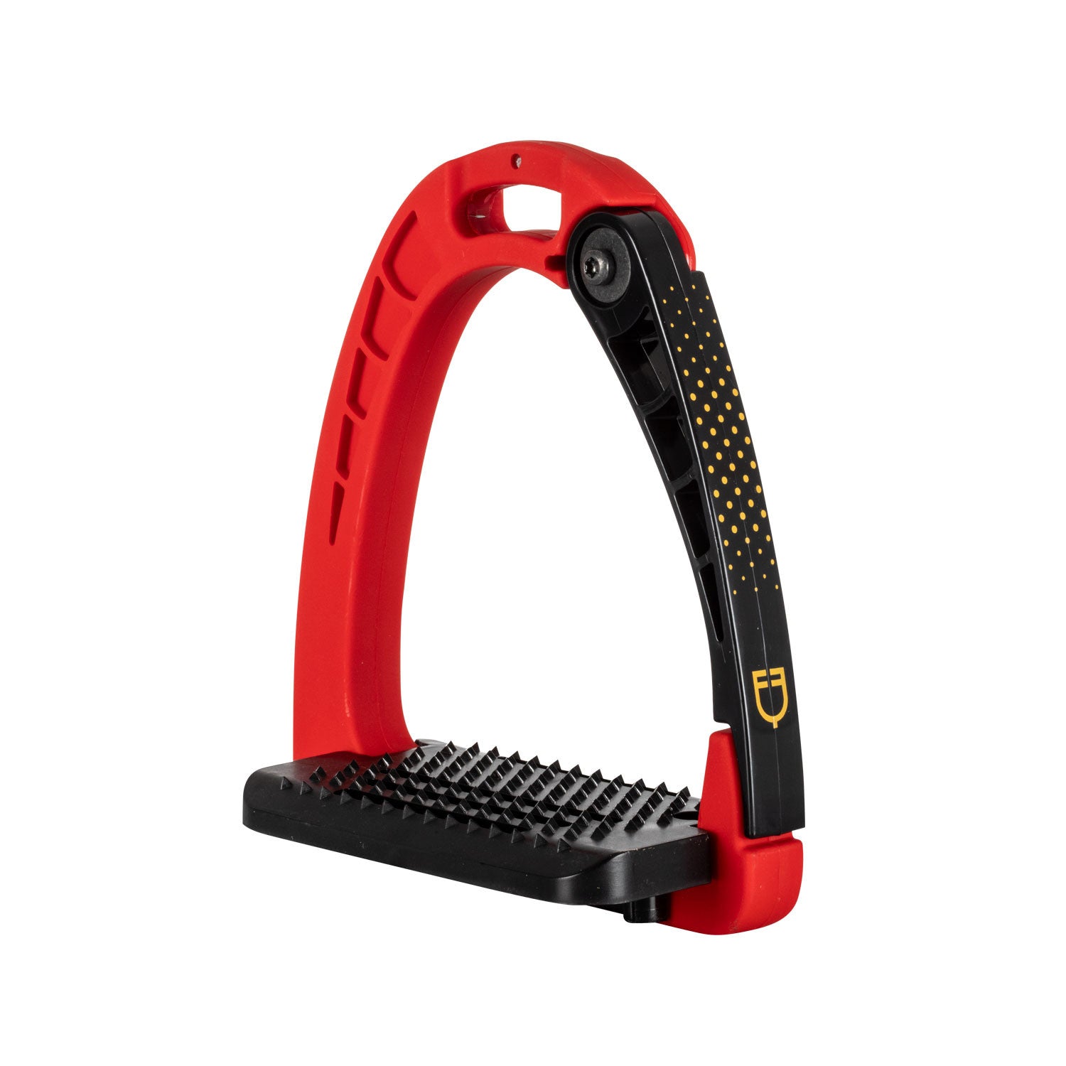 Junior stirrups side opening and wide tread.