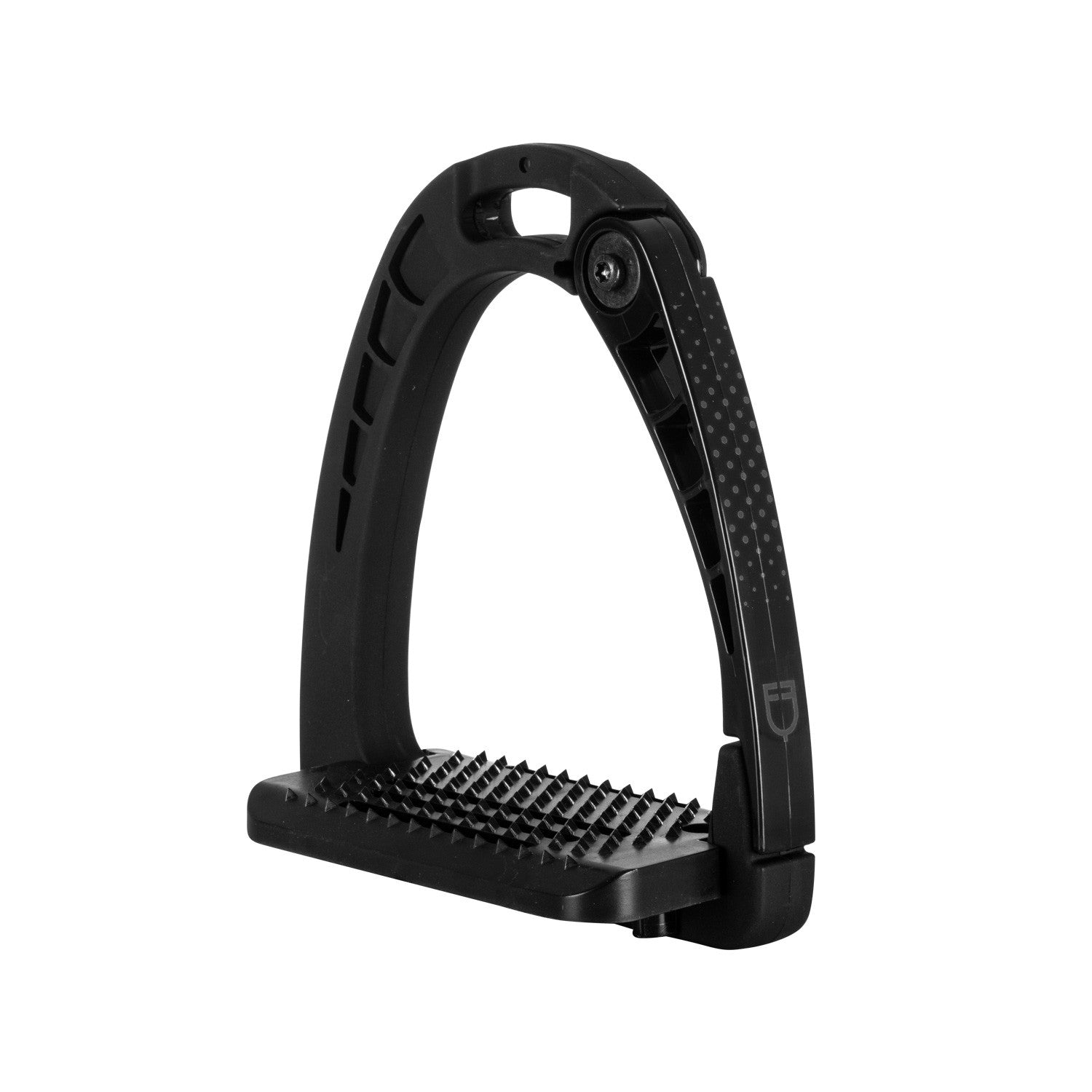 Junior stirrups side opening and wide tread.