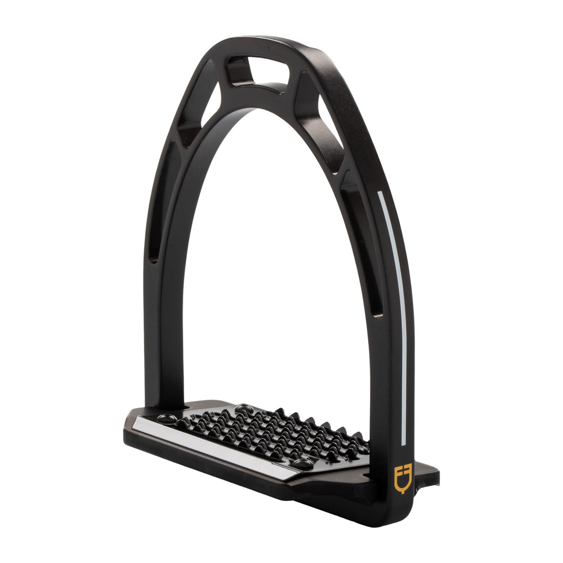 Aluminium stirrups inclined tread.