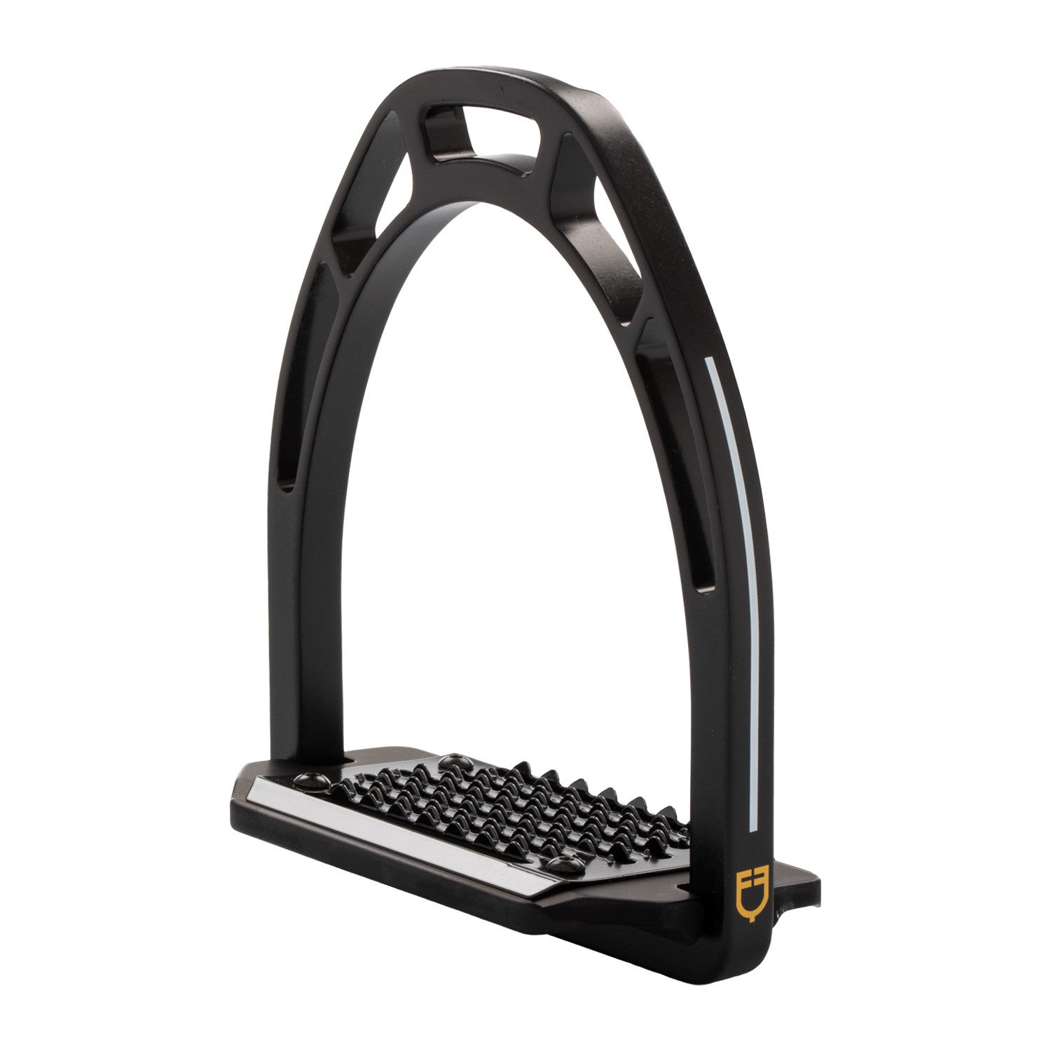 Aluminium stirrups inclined tread.