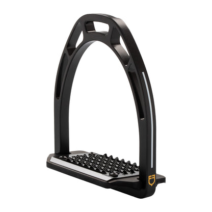 Aluminium stirrups inclined tread.