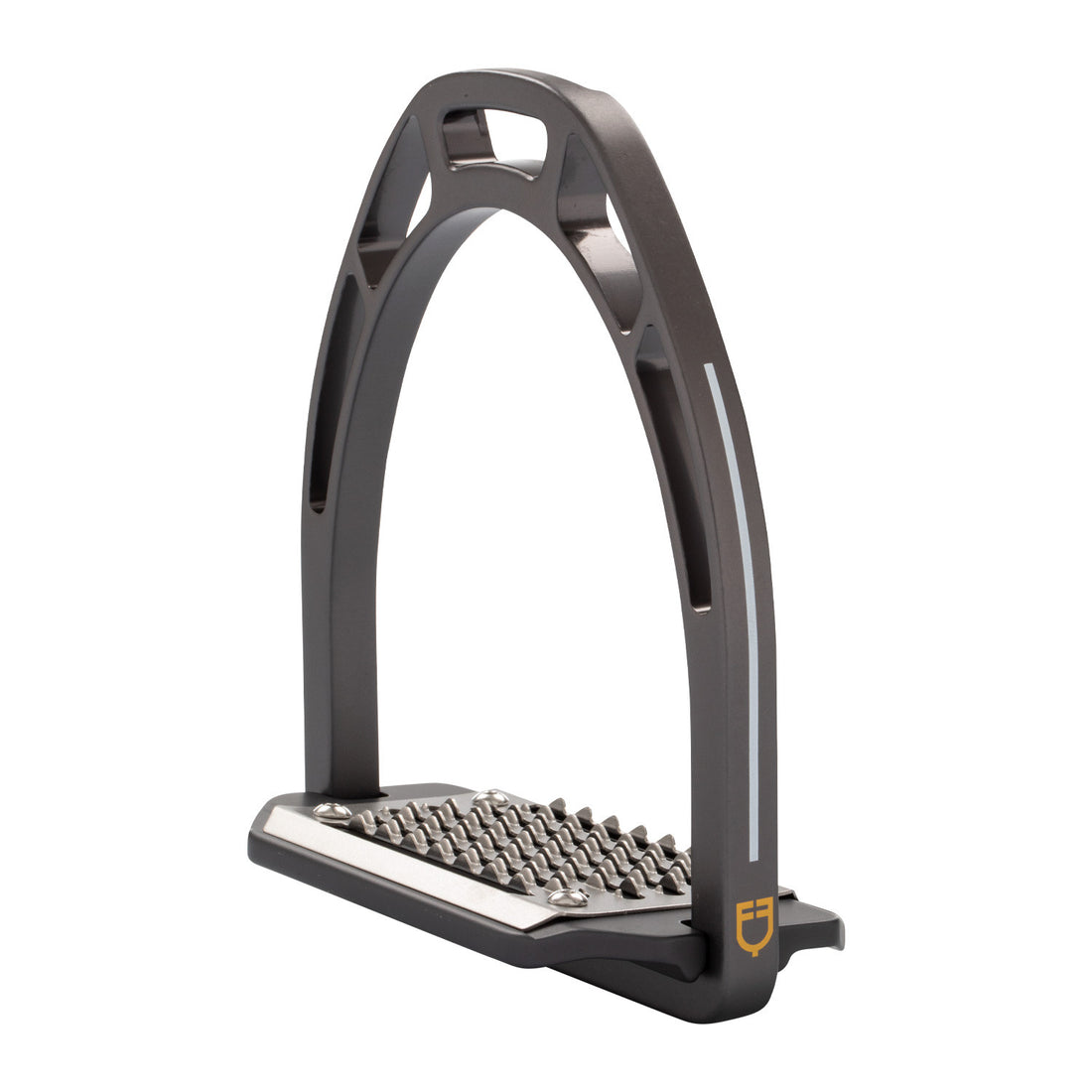 Aluminium stirrups inclined tread.