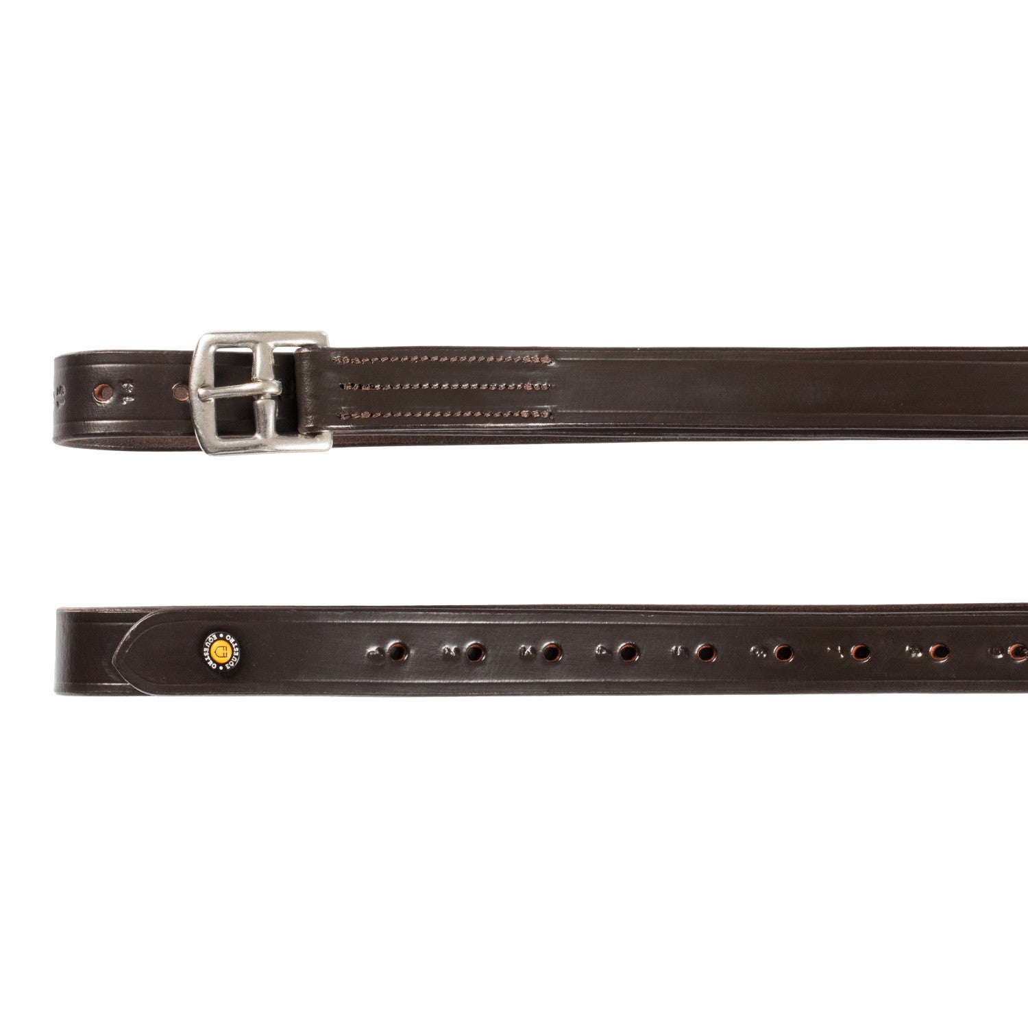 Stirrup leathers.