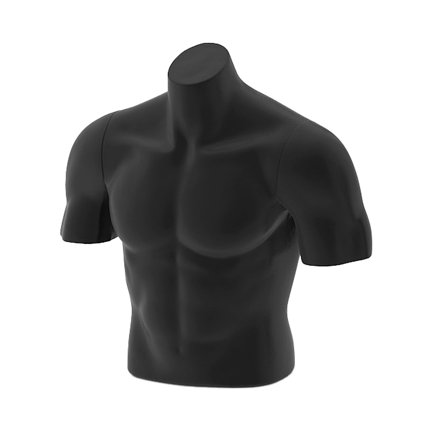 ARMLESS MALE MANNEQUIN TORSO.