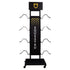 Helmet display rack steel 8pcs L500/W500/H1590 mm.
