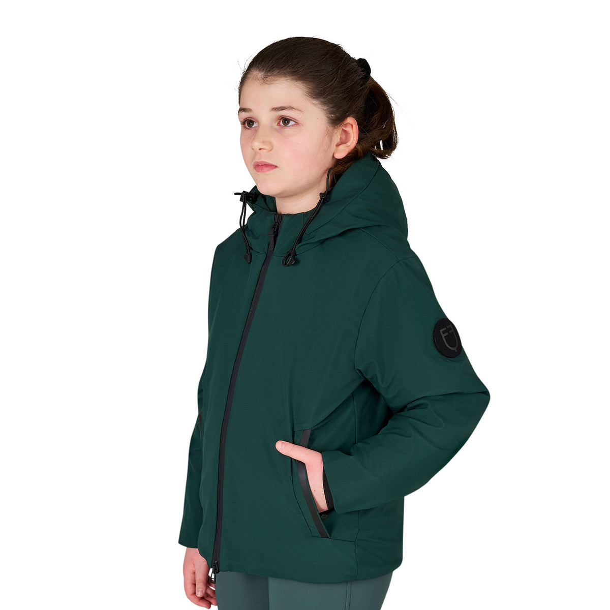 Unisex Kids Waterproof and Windproof Nylon Jacket