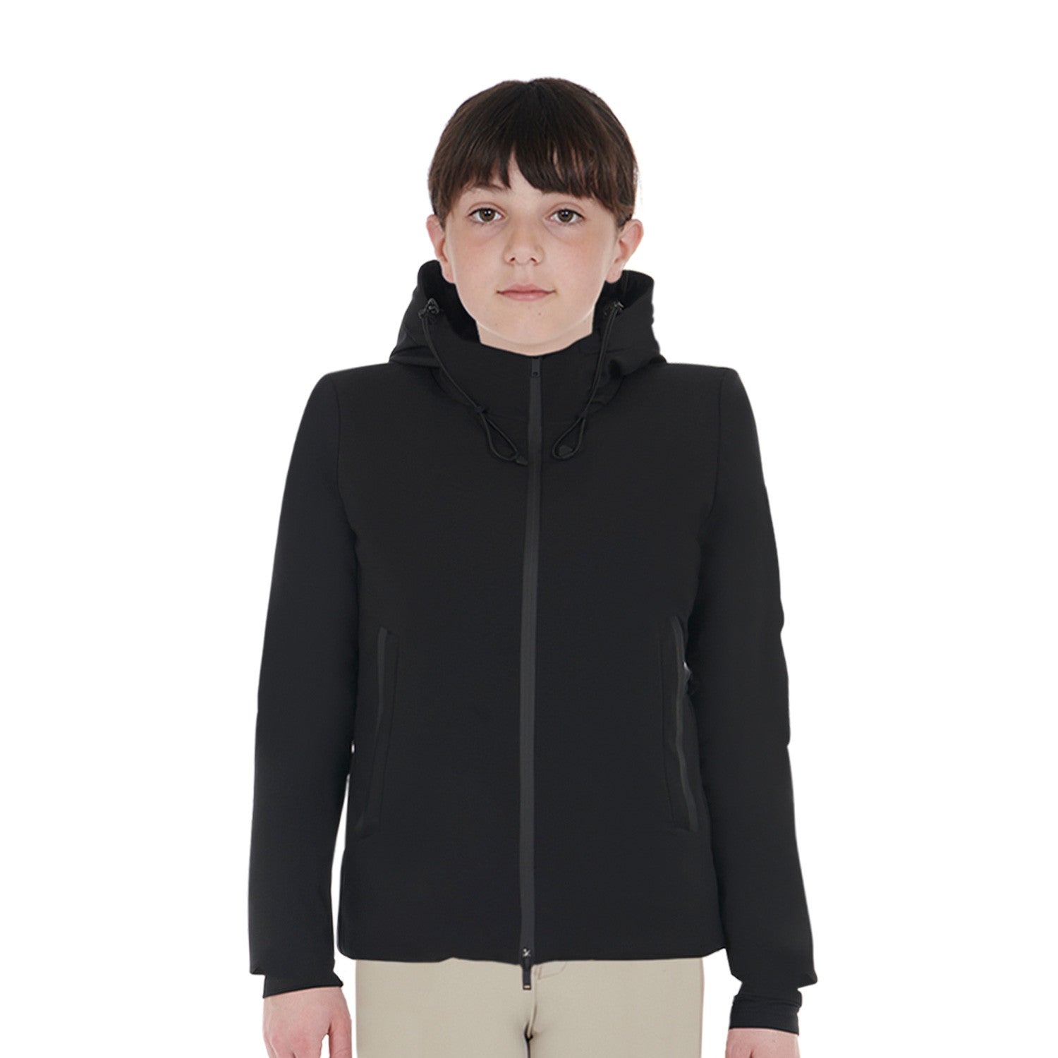 Unisex Kids Waterproof and Windproof Nylon Jacket.