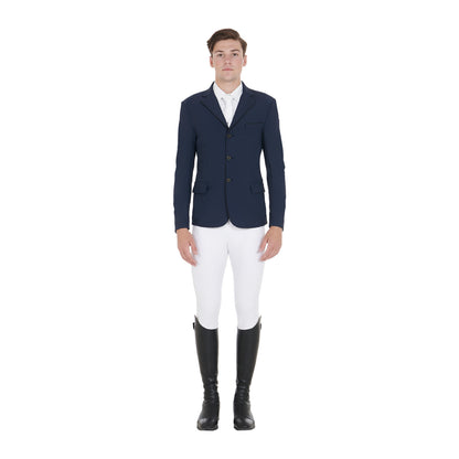 Equestro Mens Competition Jacket With Side Zip Pocket