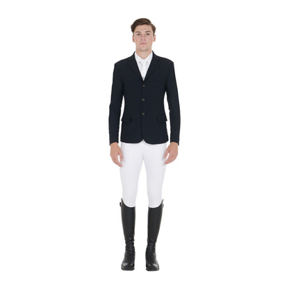 Equestro Mens Competition Jacket With Side Zip Pocket