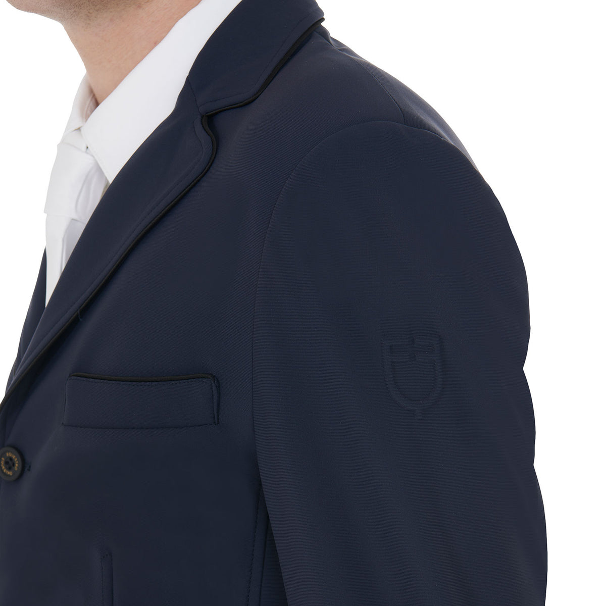 Equestro Mens Competition Jacket With Side Zip Pocket