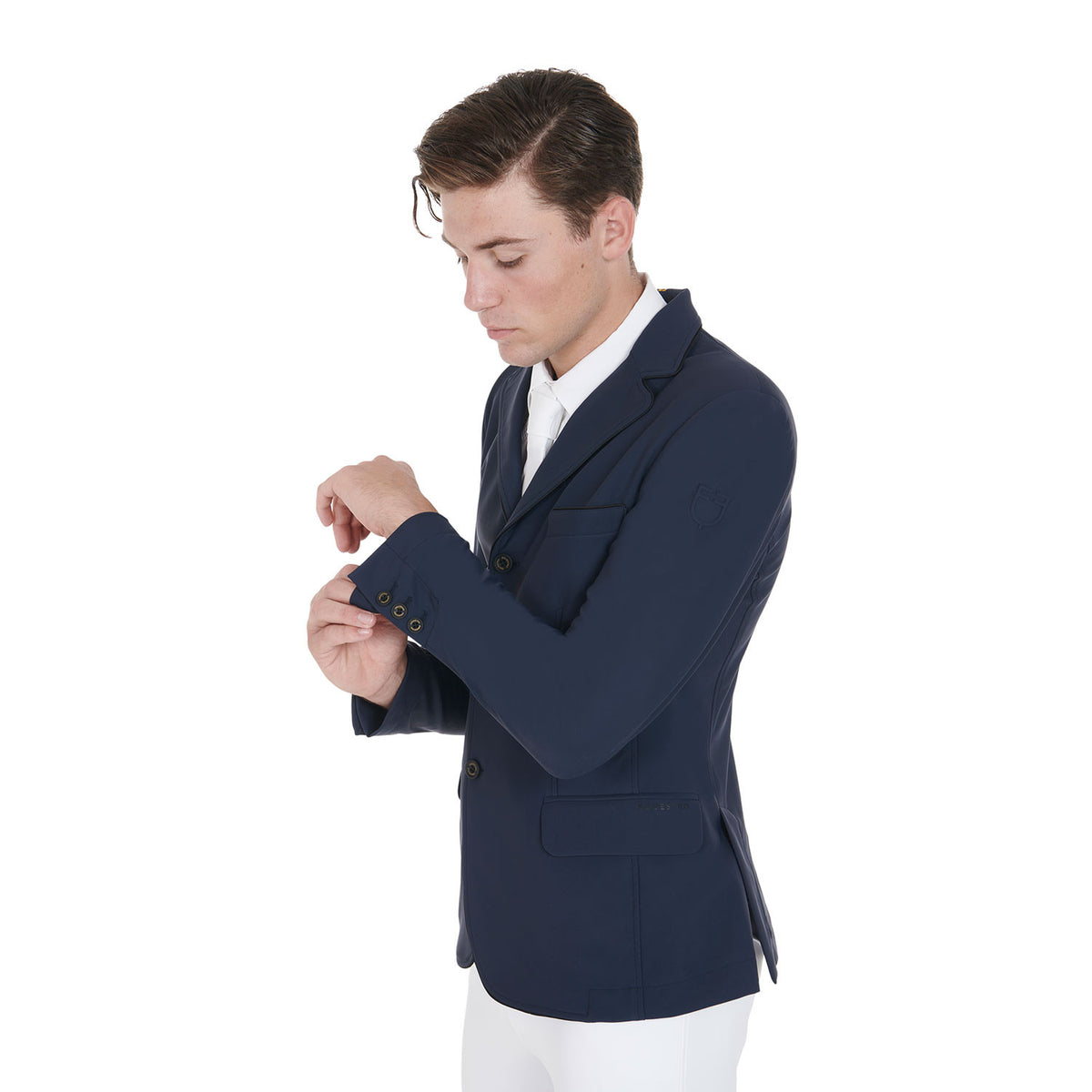 Equestro Mens Competition Jacket With Side Zip Pocket
