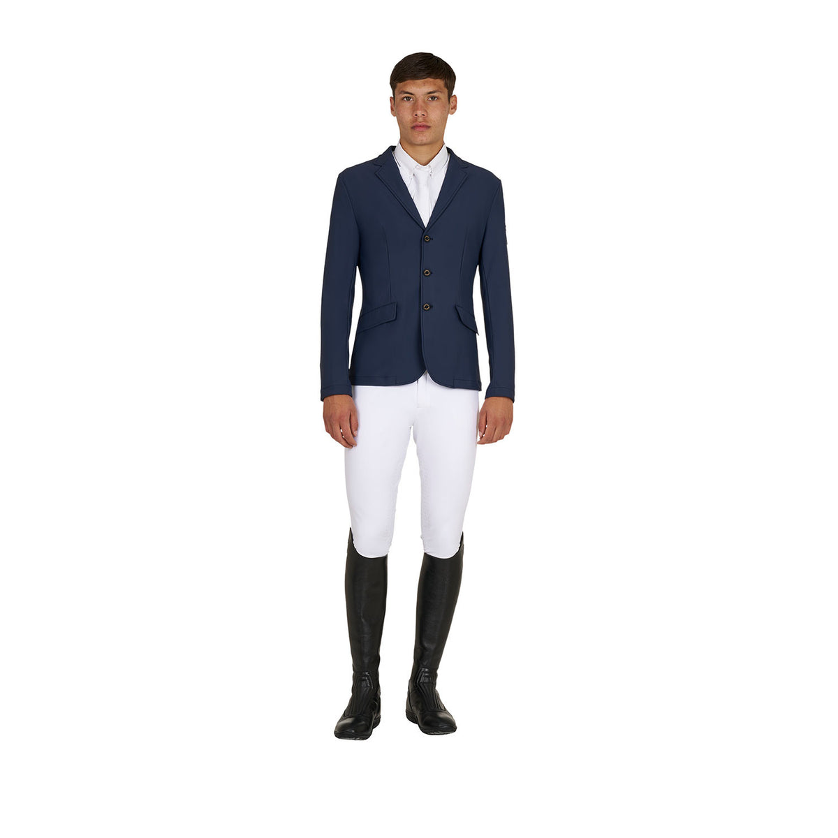 Equestro Mens Girasol Competition Jacket With Embossed Logo