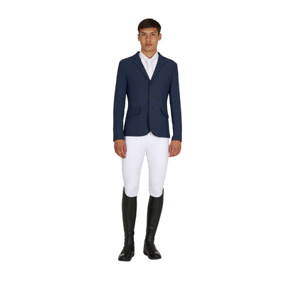 Equestro Mens Girasol Competition Jacket With Embossed Logo