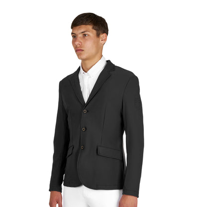 Equestro Mens Girasol Competition Jacket With Embossed Logo