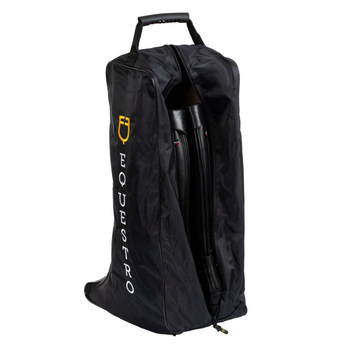 Boot bag with logo