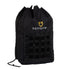 Hay bag with embroidered logo.