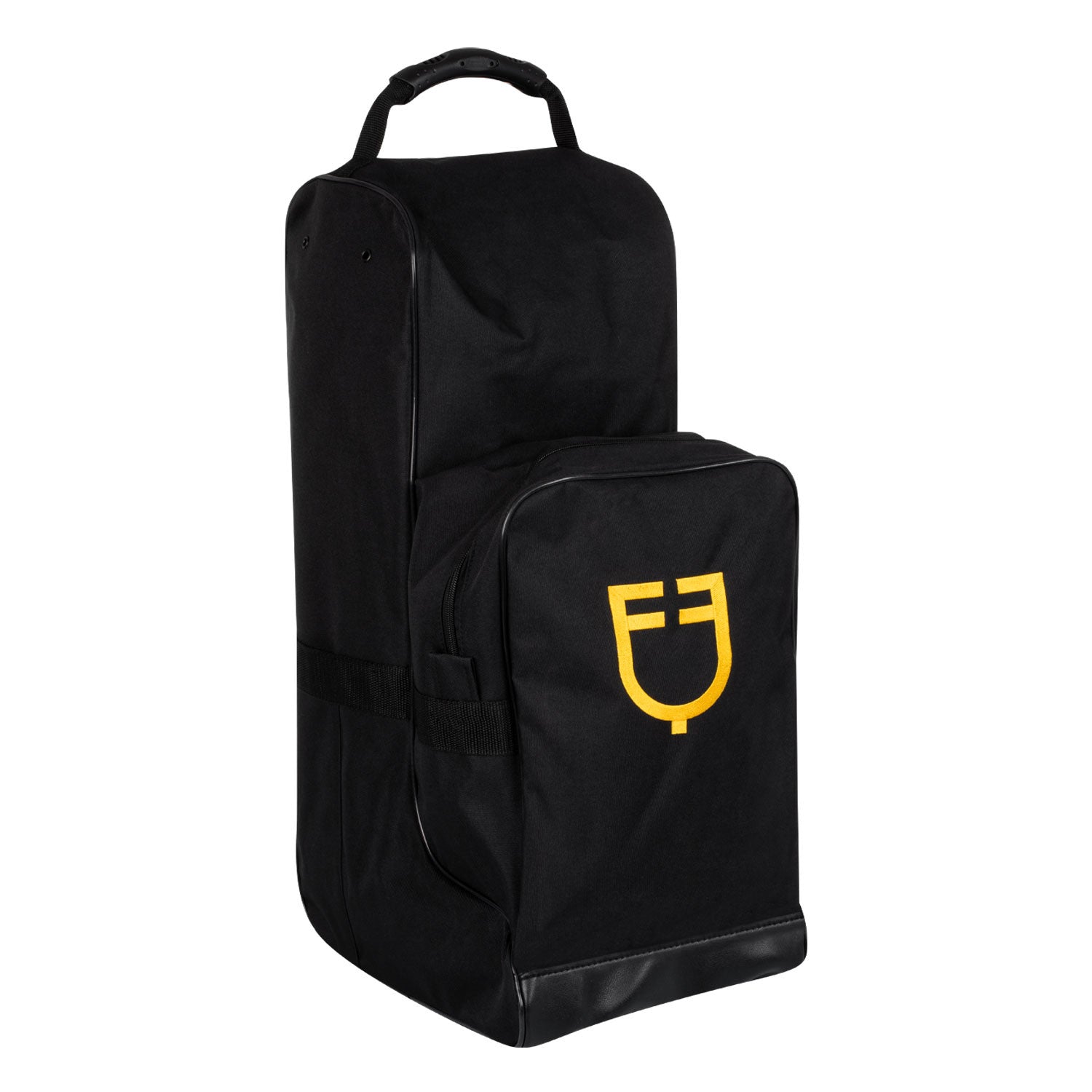 Boot and helmet bag with embroidered logo.