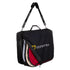 Saddle pad bag with logo.