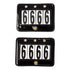 4 digits competition number holder with crystals.