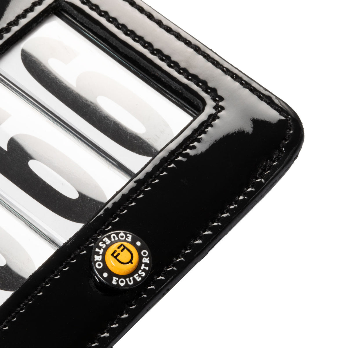 Equestro 4 Digits Competition Number Holder With Crystals