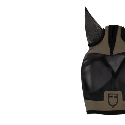 Equestro Fly Mask With Front Logo
