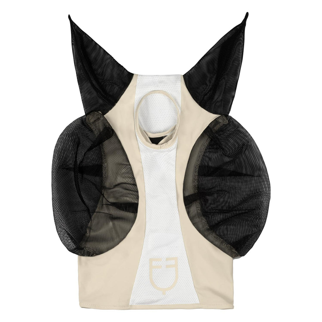 Two tone mesh anti-fly mask.