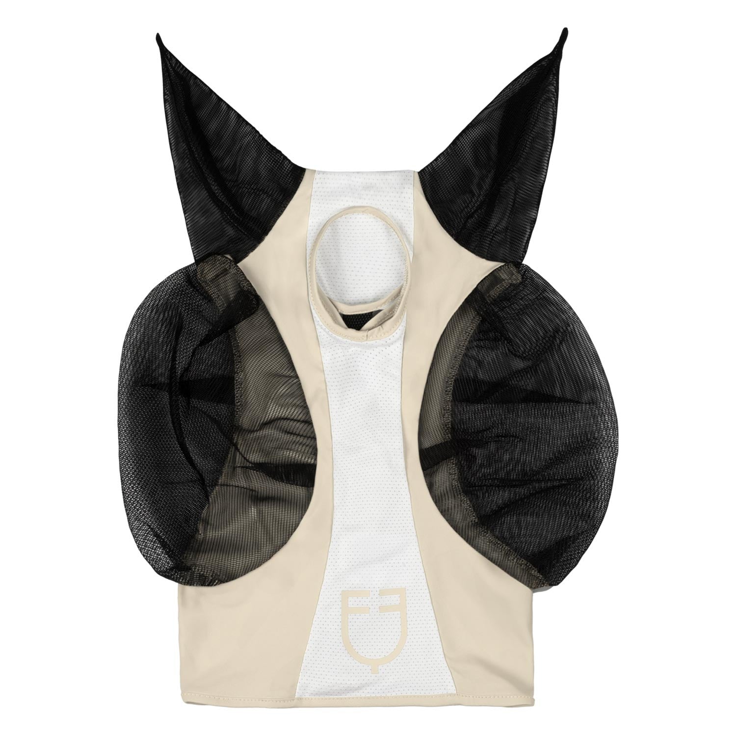 Two tone mesh anti-fly mask.